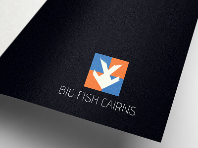 Big Fish Cairns brand branding business logo color corporate logo eps illustrator jpeg logo minimalist logo vector