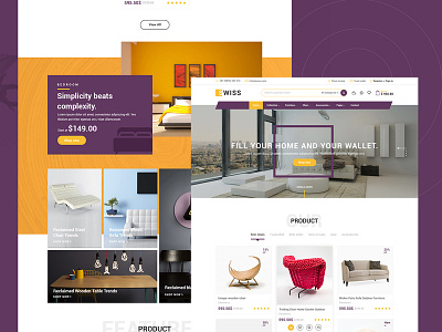 furniture online store chair furniture furniture store home page homepage online shop web design website