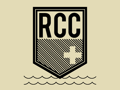 Logo badge badge cross typography water