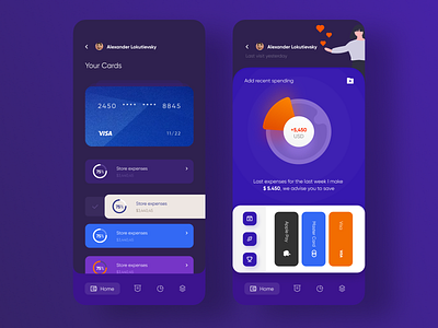 Banking App app design illustration ios ios app iosdesign typography ui ux web design дизайн приложение