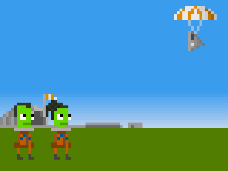 Kerbal Space Program kerbal kerpal space program ksp pixel pixel animation