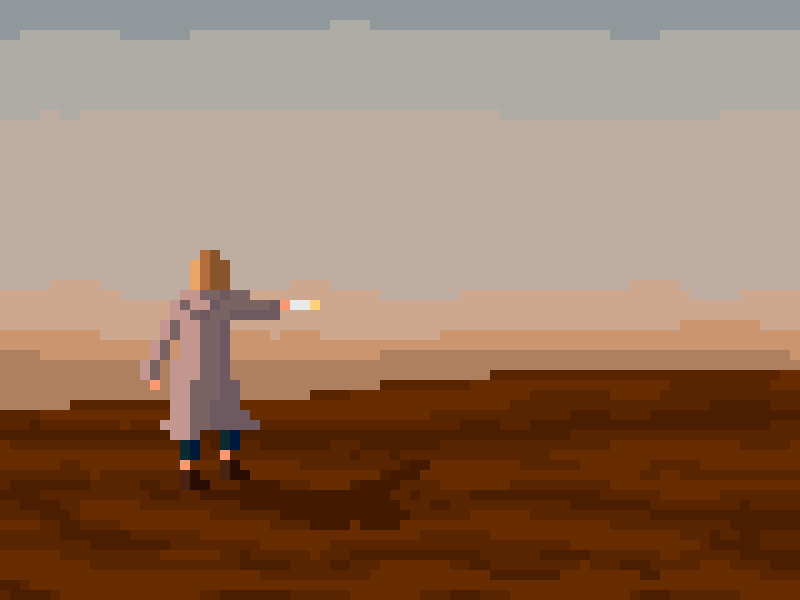 My Beautiful Ghost Monument 13th doctor animation design doctor who pixel animation pixel art