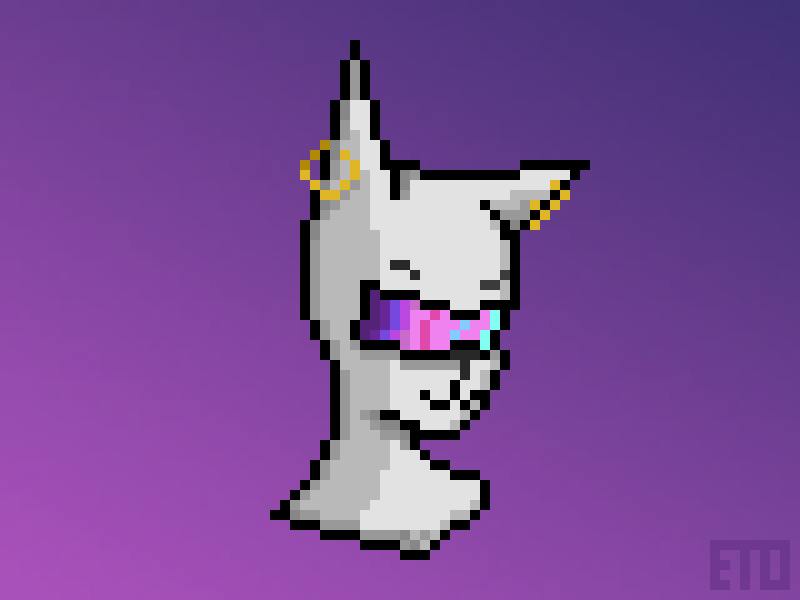 CyberKitty animation design illustration pixel pixel animation pixel art