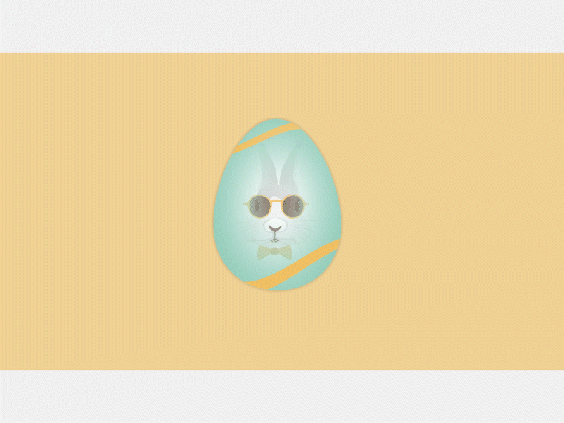 Where's the Easter bunny? animation bunny easter eggs illustration