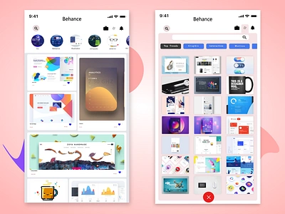 Behance Redesign adobe xd app concept behance behance project design app dribbler easy to use home portfolio redes sociales redesign social social club ui designer ui designs user experience xddailychallenge