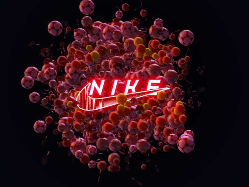 Nike - Sportsman Favourite Brand brand design product adobe motion design motion graphics digital design element 3d render sports nike 3d