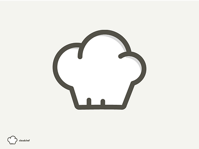 Cloudchef Logo branding chef cloud design identity logo minimal symbol