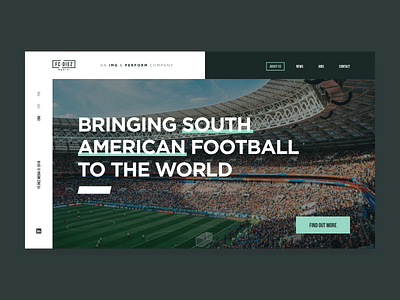 Fc Diez Landing design minimal new photo soccer sport typogaphy ui ux web website