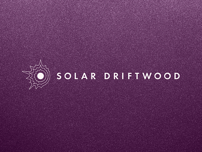 Solar Driftwood Podcast Studio Logo branding logo
