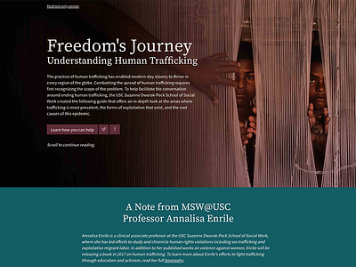 Freedoms Journey: Understanding Human Trafficking