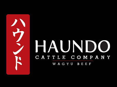 Haundo Cattle Company Logo graphic design logo oklahoma