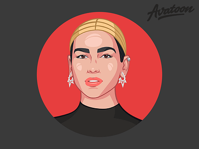 Cartoon Portrait Avatar: Dua Lipa