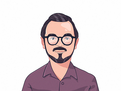 Custom Cartoon Avatar avatar cartoon design face gif hari illustration man process sketch