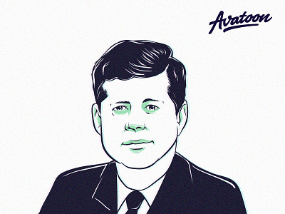 John F. Kennedy Illustration | avatoon.net