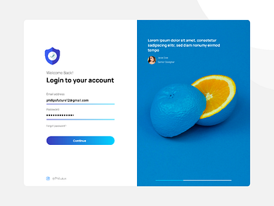 Simple login screen UI login ui uidesign uiux ux