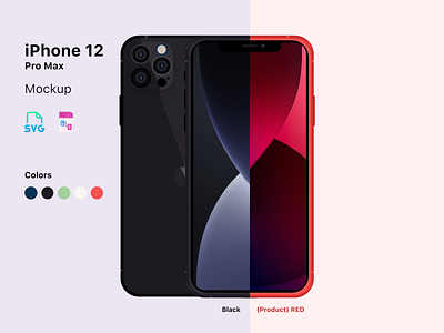 iPhone 12 Pro Max XD Mockup illustration iphone mockup uidesign uiux