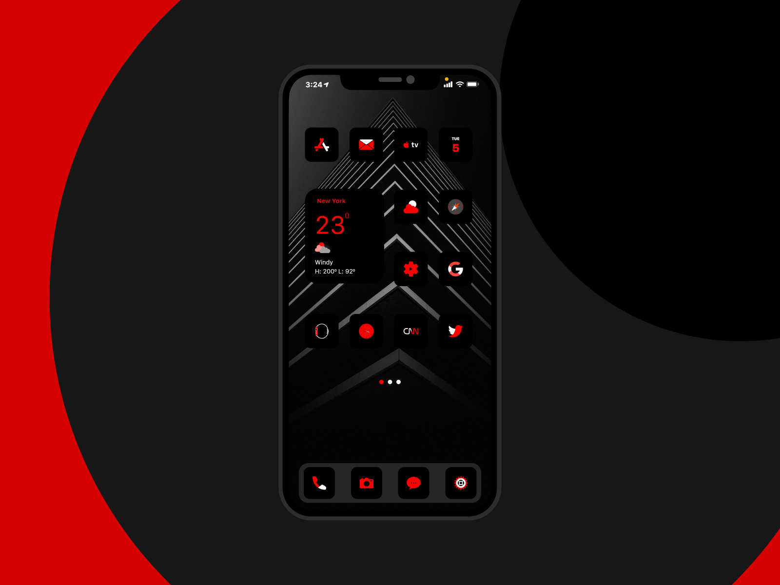 Red & Black 14 icons by Philip Oroni on Dribbble