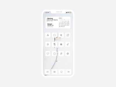 White Minimal Icons