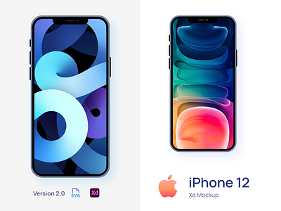 iPhone 12 XD Mockup Update! design iphone iphone x mockup ui uiux