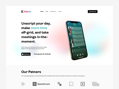 Katch web Redesign