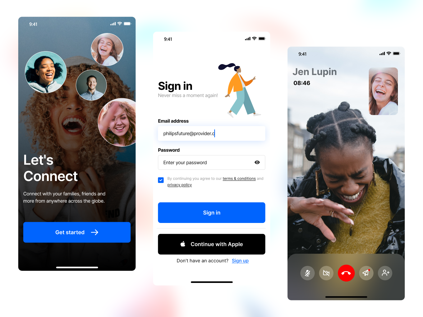 Video Call app UI Concept by Philip Oroni on Dribbble