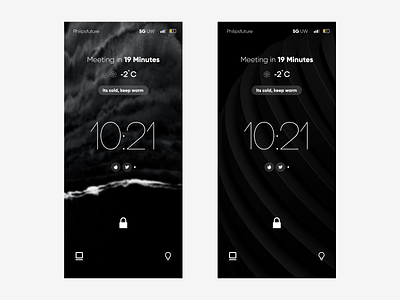 Lock screen concept android dark design designer iphone lockscreen minimal mockup ui uidesign uidesigner uiux uxdesigner wallpaper