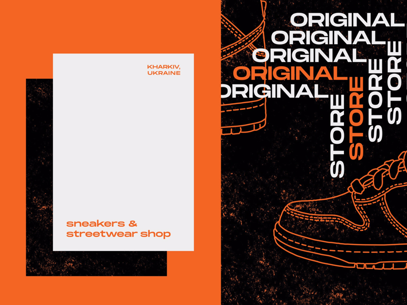 Original Store Posters By Eugenia Mikutska On Dribbble