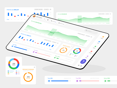 Project CRM Saas dashboard design interface redesign ui ux design web