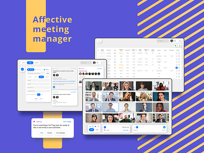 UX/UI design ! Affective meeting manager