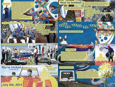 Civic Day Parade brochure brochure design illustrator mailer photoshop print design