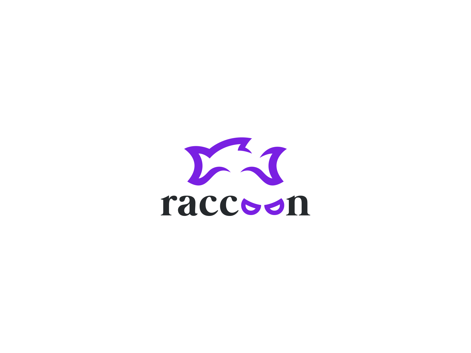 "Raccoon" branding design brand branding design icon logo logo design logomark logotype mark typography vector wordmark
