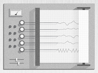 Seismograph mission control seismograph illustration