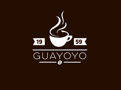 Branding for "Guayoyo coffee house" branding coffee drink flatdesing hipster icon logo restaurant