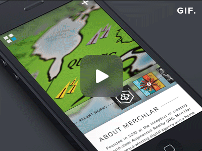 Merchlar Mobile Website - Animation