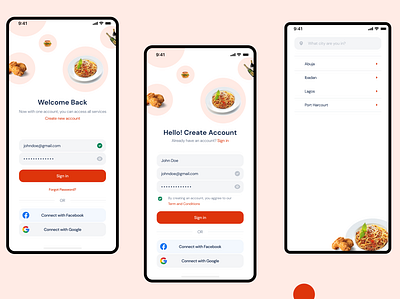 Food App 2 app app design branding explore explorer food food delivery logistics mobile mobile app popular ui desgin ui designers visual design