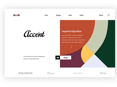 Accent Landing Page
