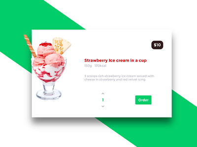Ice Cream webpage branding checkout ecommerce graphicdesign ice cream landing order studio ui ui design ux web