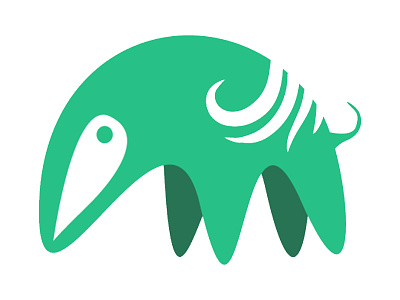 Anteater anteater logo minimal