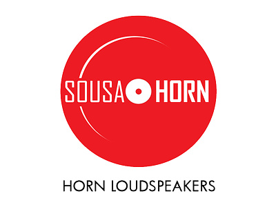 Logo design for a speaker manufacturer horn logo minimal speakers