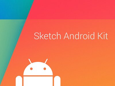 Sketch Android Kit android freebies gui kit kitkat sketch template ui