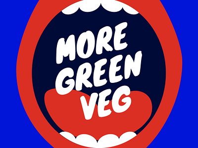 GrMore green veg concept design design flat graphic design icon illustration type typography vector