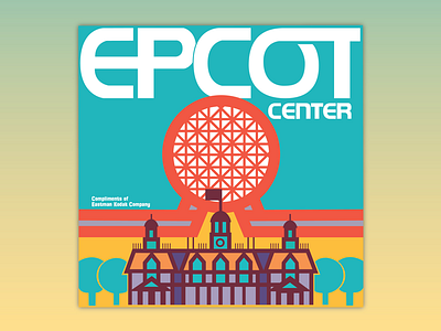 EPCOT Center 1982 Guide Map Tribute