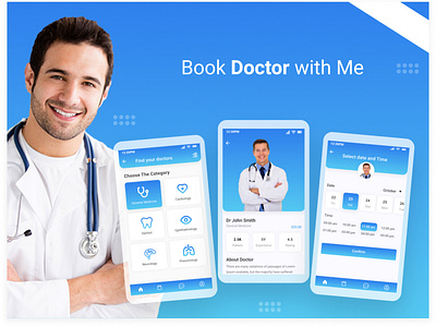 Doctor App app design doctor app ui design