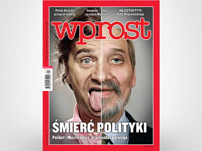 Make Off Wprost Dribbble cover magazine photo manipulation photoshop retouch