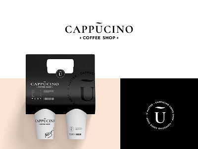 CAPPUCINO - COFFEE SHOP 30dayschallenge cappuccino classy coffee coffeeshop icon logo logo design logodesign minimalist typeface
