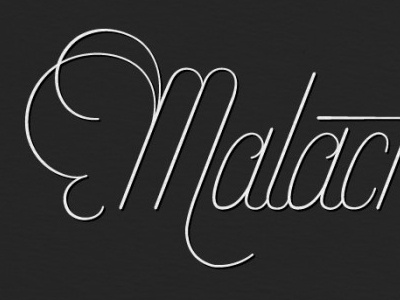 Malachite hand lettering lettering typography