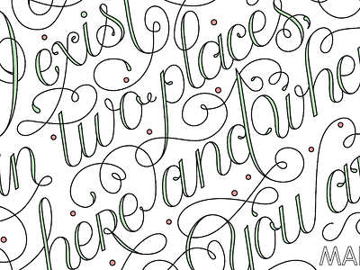 Join Together hand lettering illustrator lettering quote wedding