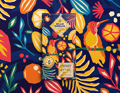 Ecaodorian Summer Orange brand branding chocolate design ecuador graphic design illustration logo pack packaging type typography ui vector