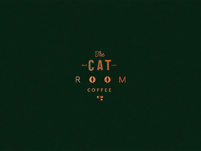 The Cat Room Coffee. brand branding design graphic icon icono illustration letter lettering logo logotype packaging type typo typography vector