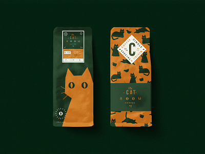 Packaging Design The Cat Room Coffee.